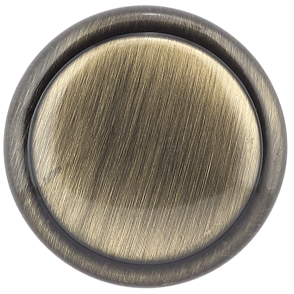 Traditional Knob, 1-1/4" D, Antique English - Image 2