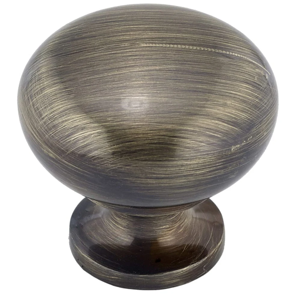 Traditional Knob, 1-1/4" D, Antique English