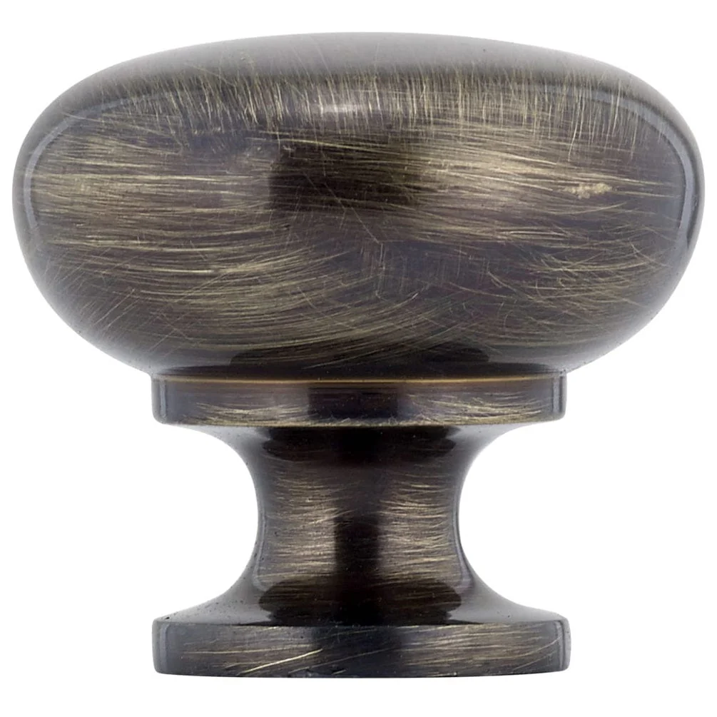 Traditional Knob, 1-1/4" D, Antique English - Image 3