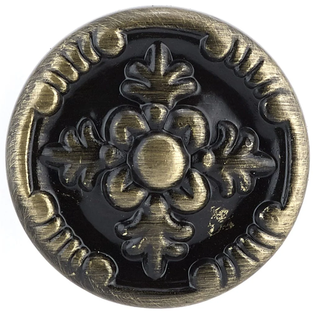 Traditional Knob, 1-1/4" D, Antique English - Image 2
