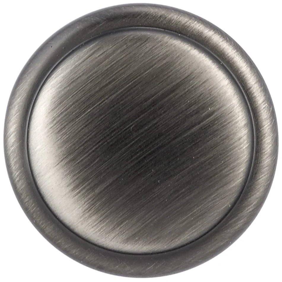 Traditional Knob, 1-1/4" D, Antique Nickel - Image 2