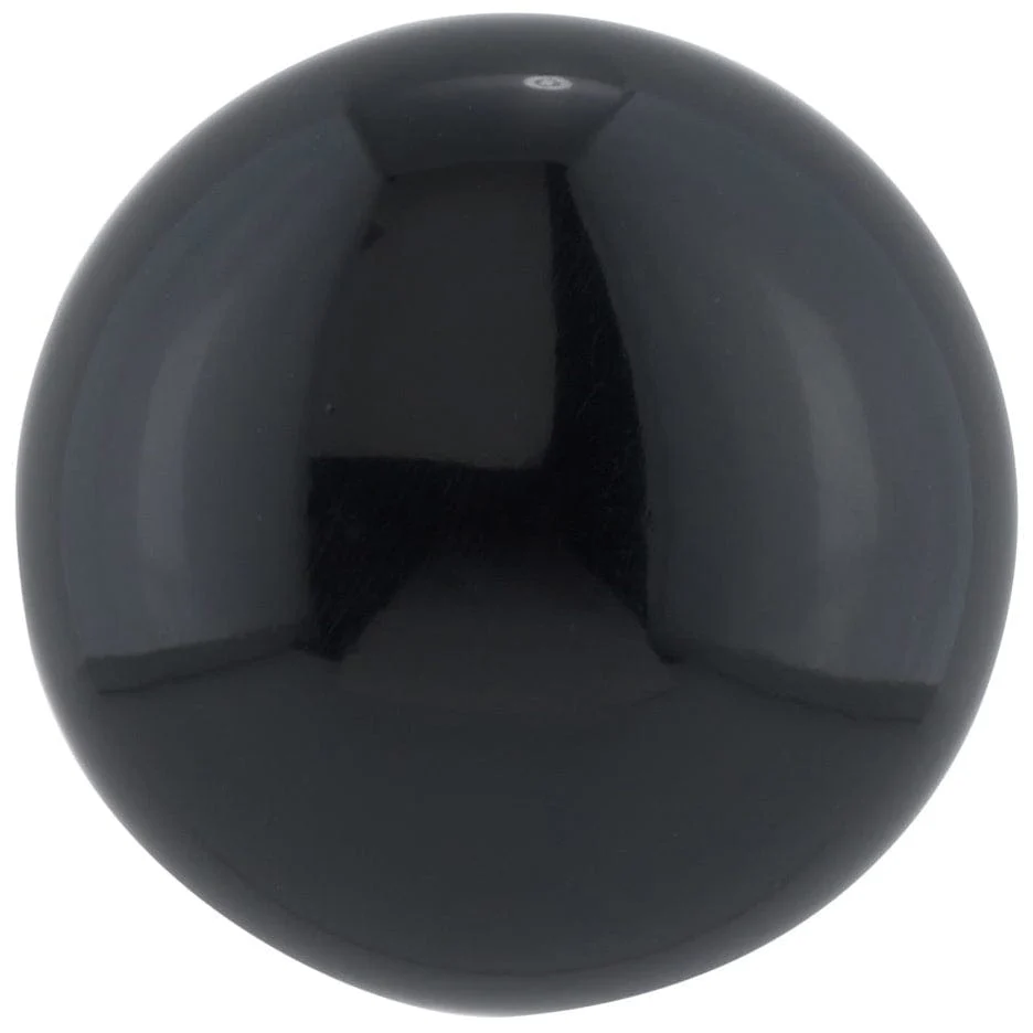 Traditional Knob, 1-1/4" D, Black - Image 2