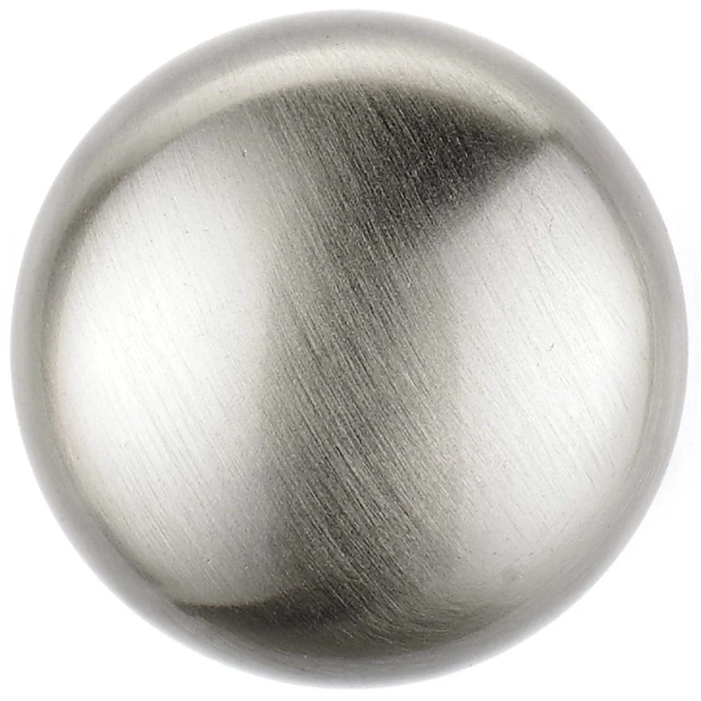 Traditional Knob, 1-1/4" D, Brushed Nickel - Image 2