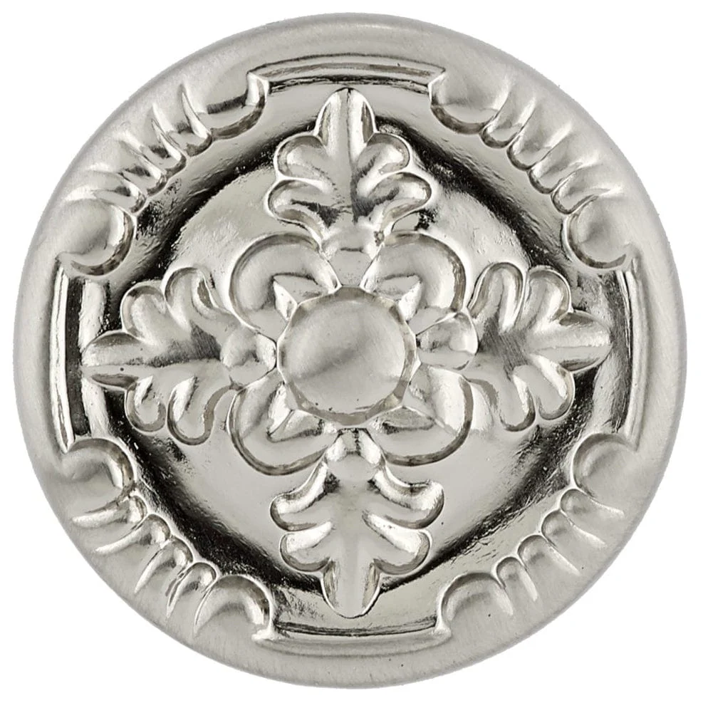 Traditional Knob, 1-1/4" D, Brushed Nickel - Image 2