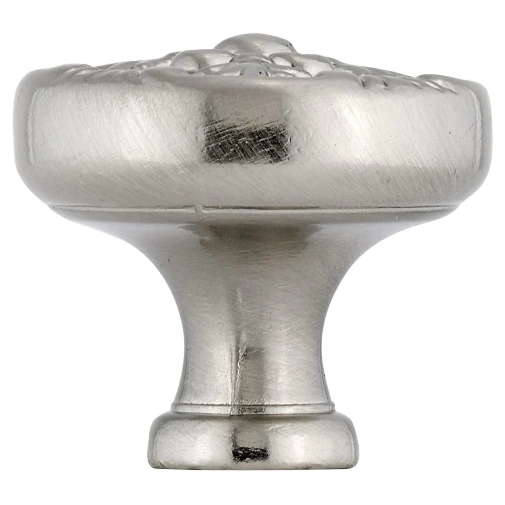 Traditional Knob, 1-1/4" D, Brushed Nickel - Image 3