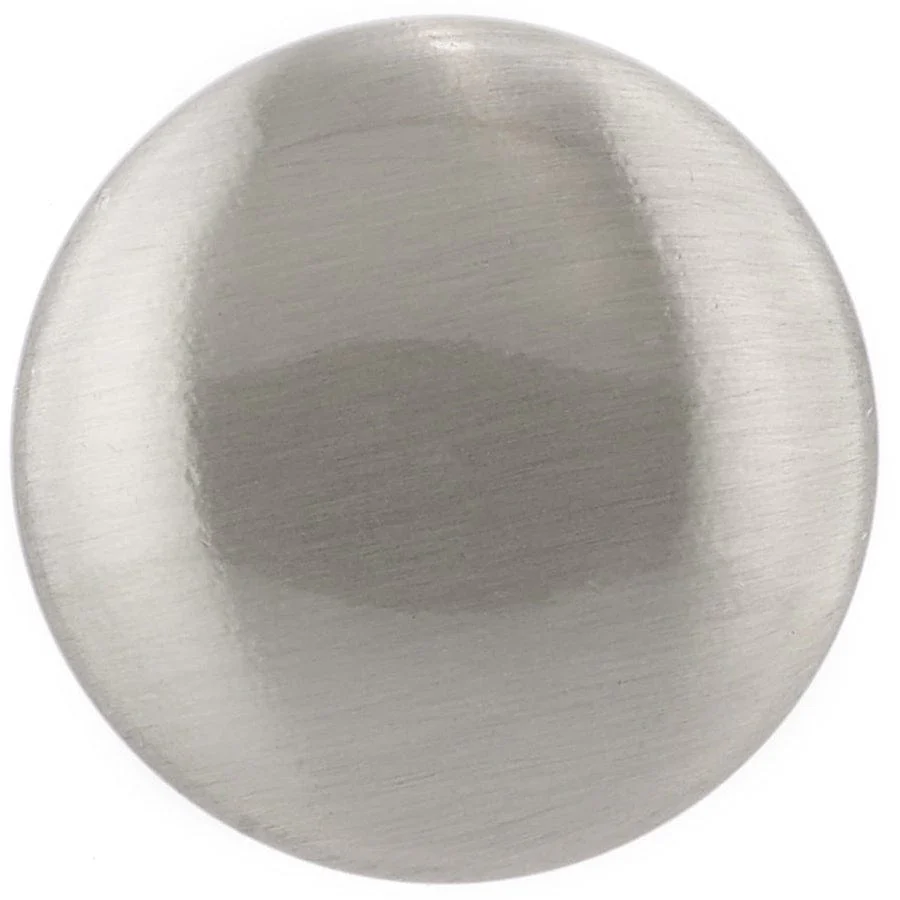 Traditional Knob, 1-1/4" D, Brushed Nickel - Image 2