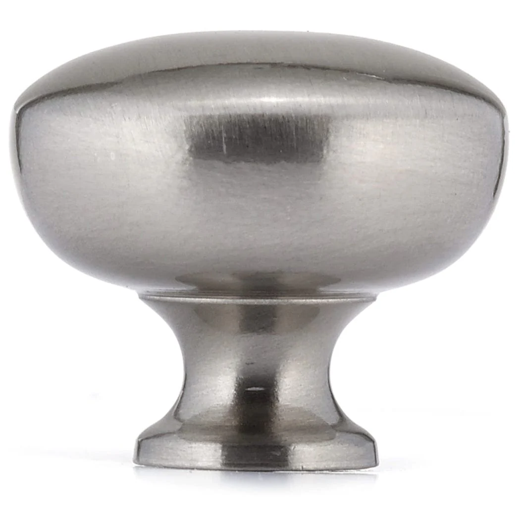 Traditional Knob, 1-1/4" D, Brushed Nickel - Image 3