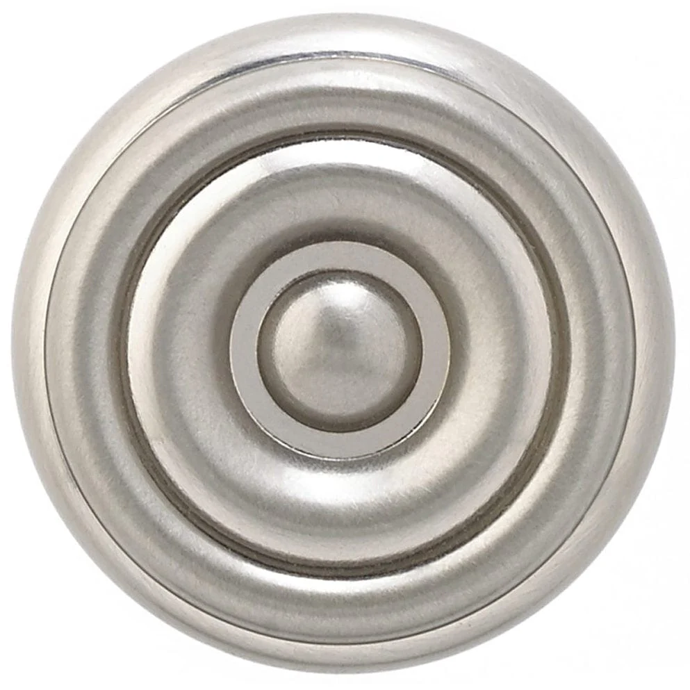 Traditional Knob, 1-1/4" D, Brushed Nickel - Image 2
