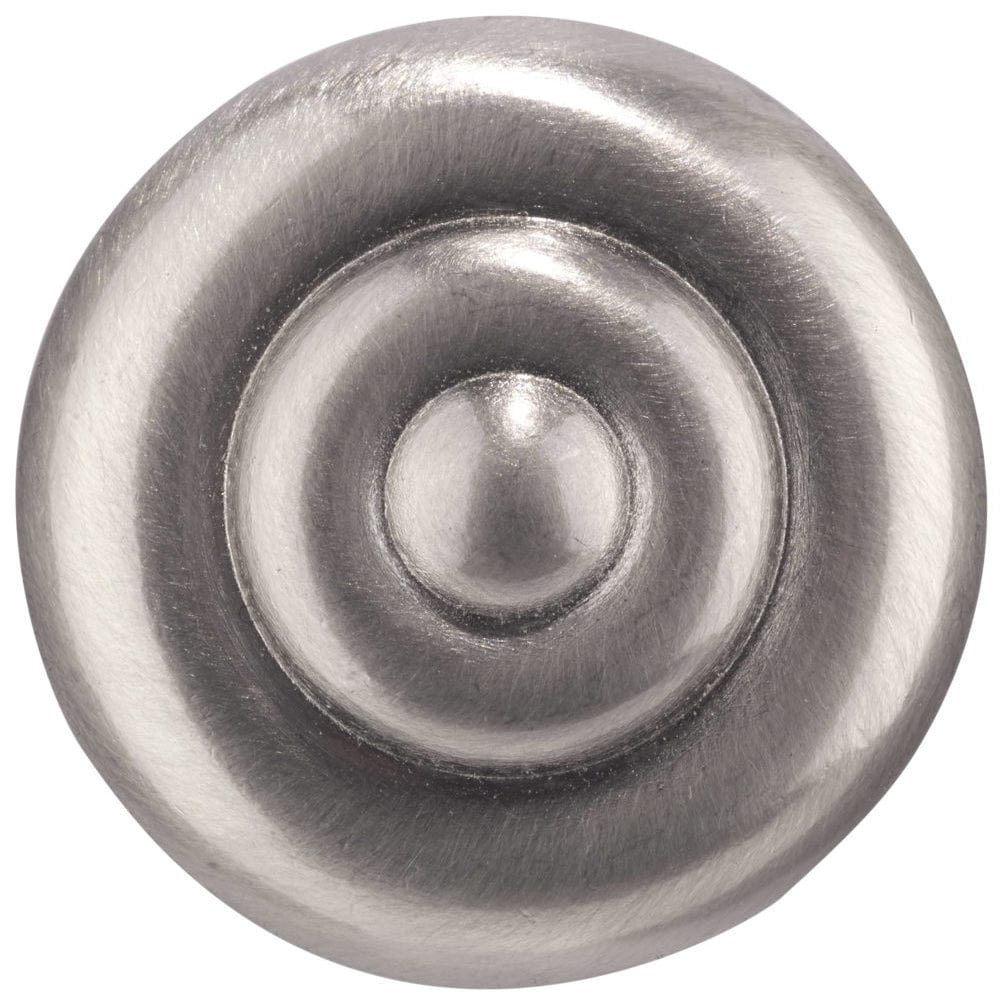 Traditional Knob, 1-1/4" D, Brushed Nickel - Image 2