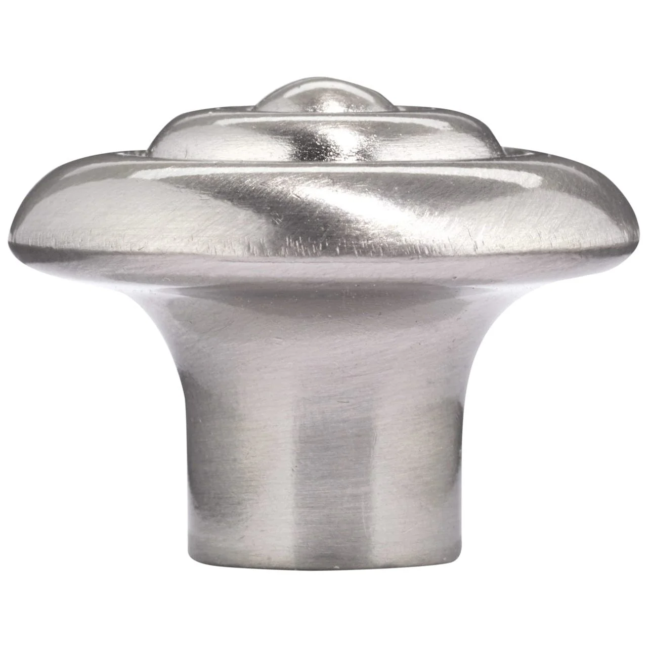 Traditional Knob, 1-1/4" D, Brushed Nickel - Image 3