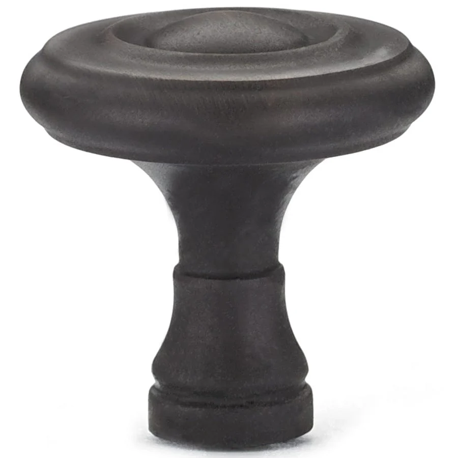 Traditional Knob, 1-1/4" D, Brushed Oil-Rubbed Bronze - Image 3