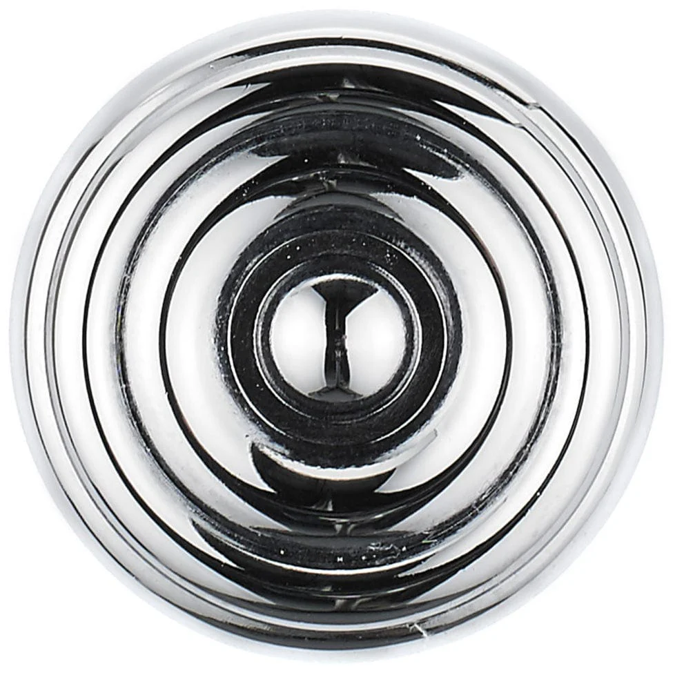 Traditional Knob, 1-1/4" D, Chrome - Image 2