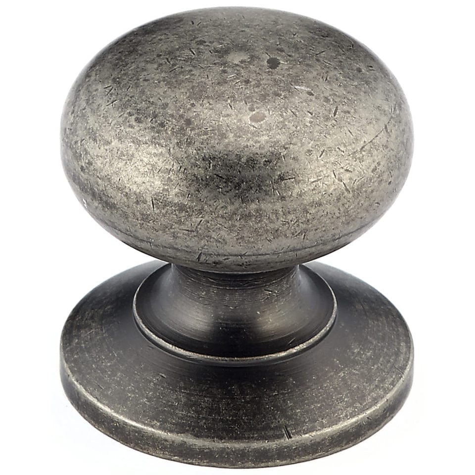 Traditional Knob, 1-1/4" D, Pewter