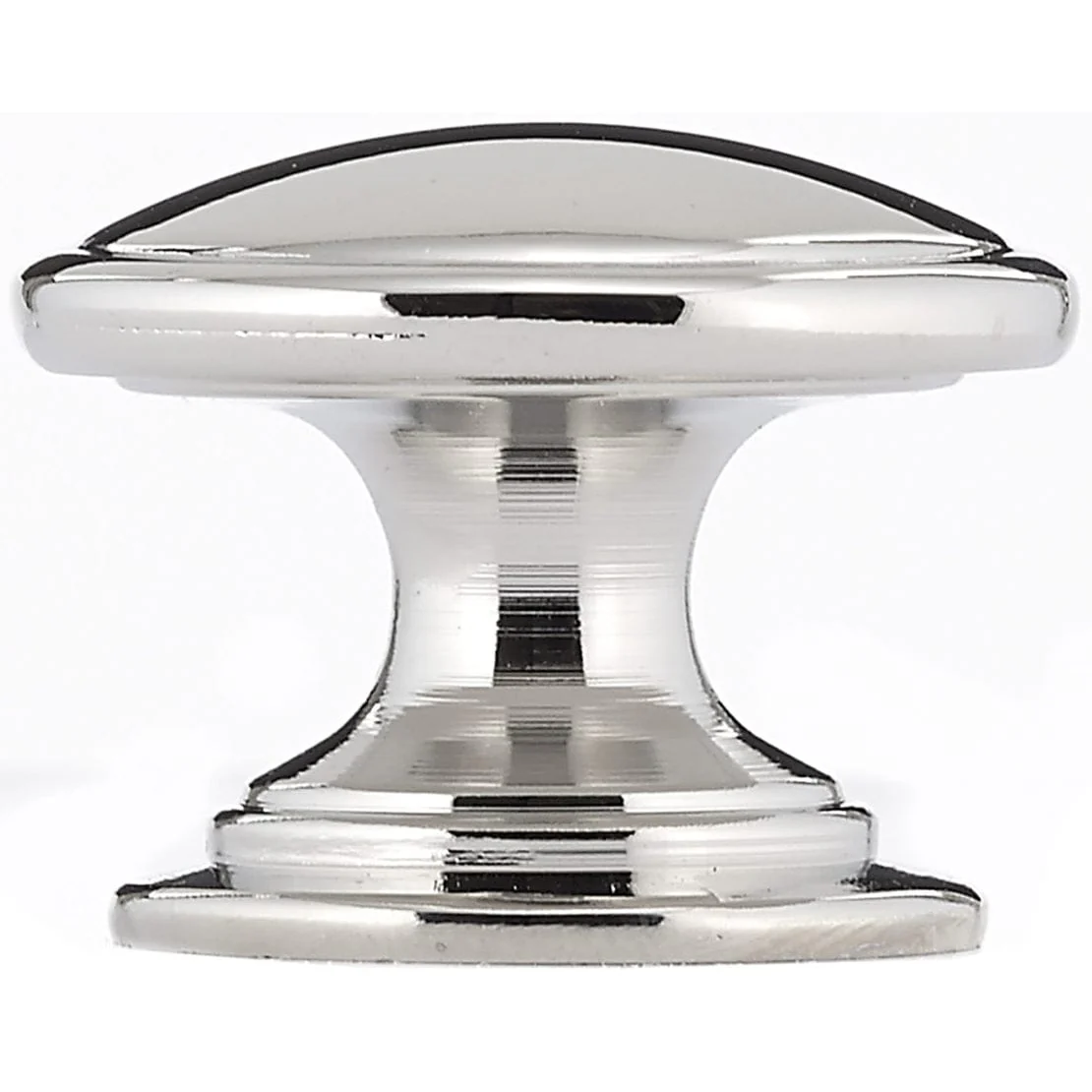 Traditional Knob, 1-1/4" D, Polished Nickel - Image 3