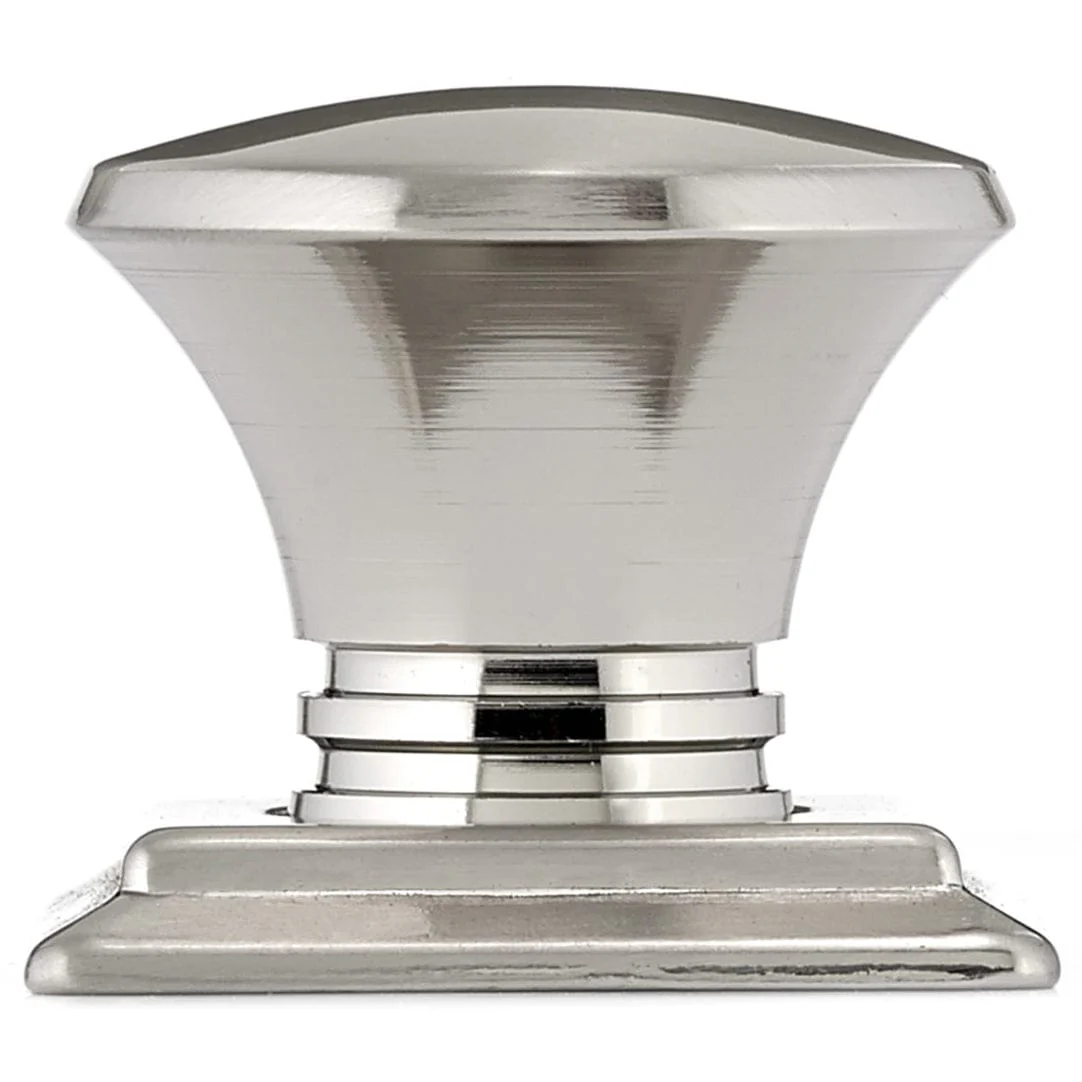 Traditional Knob, 1-1/4" x 1-1/4", Brushed Nickel - Image 3