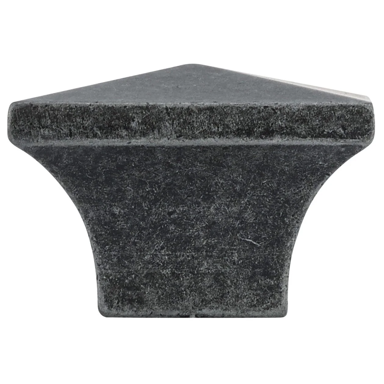 Traditional Knob, 1-1/4" x 1-1/4", Natural Iron - Image 3