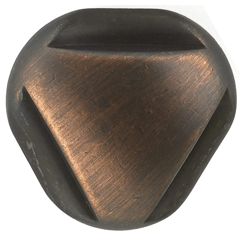 Traditional Knob, 1-1/8" D, Brushed Oil-Rubbed Bronze - Image 2