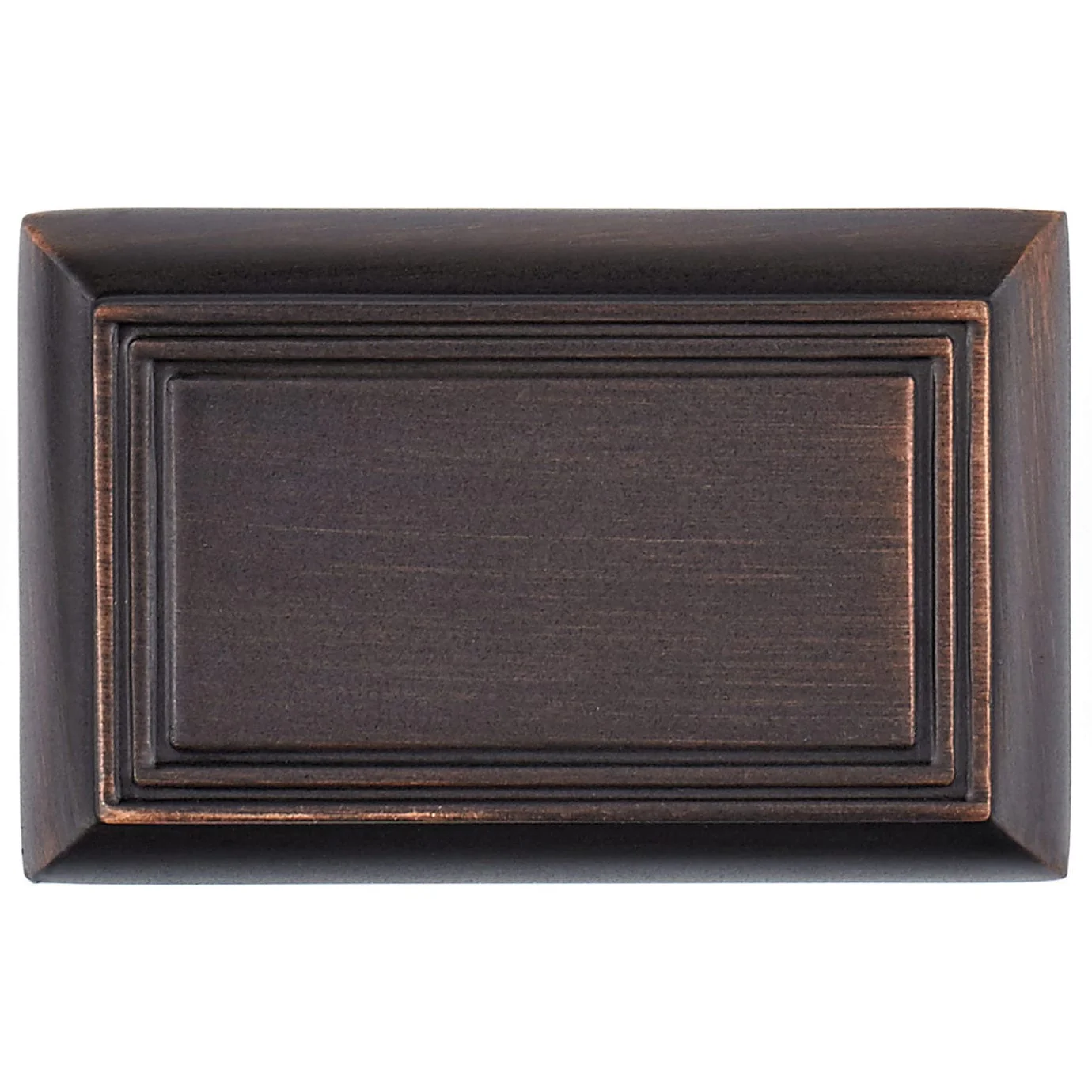 Traditional Knob, 1-11/16" x 1-3/32", Brushed Oil-Rubbed Bronze - Image 2