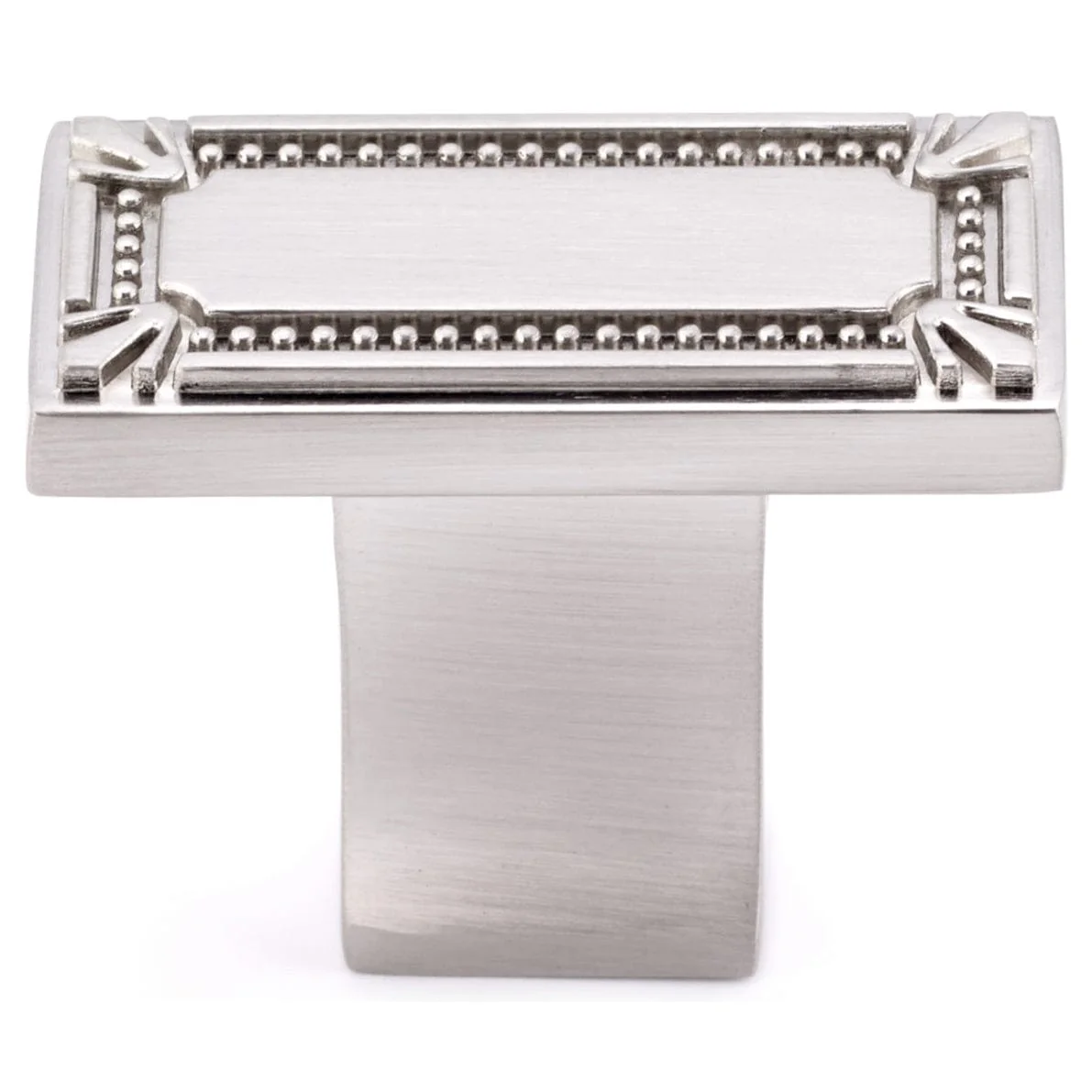 Traditional Knob, 1-11/16" x 7/8", Brushed Nickel