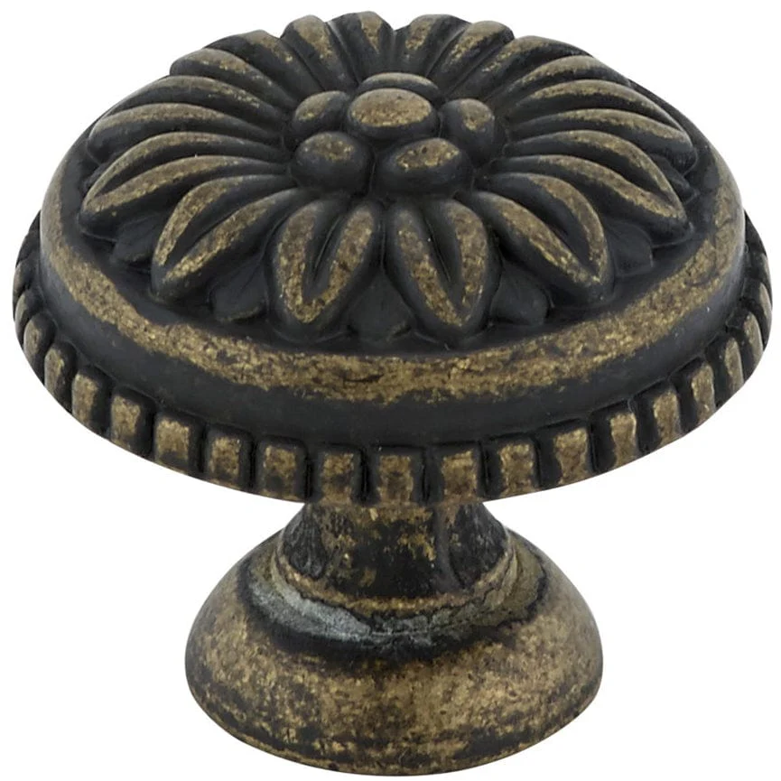 Traditional Knob, 1-3/16" D, Antique English