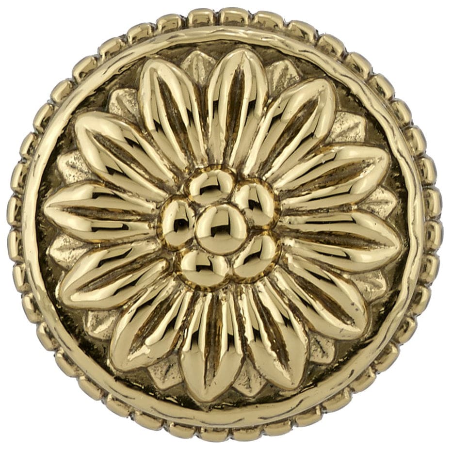 Traditional Knob, 1-3/16" D, Brass - Image 2