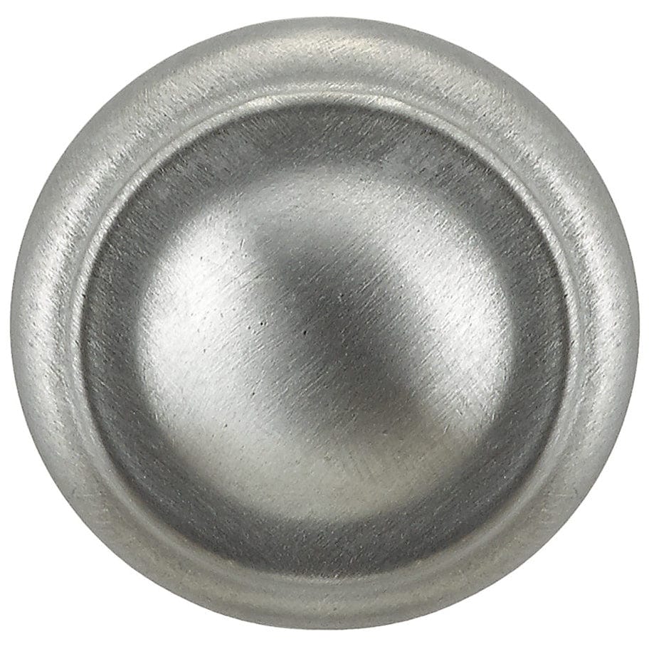 Traditional Knob, 1-3/16" D, Brushed Chrome - Image 2