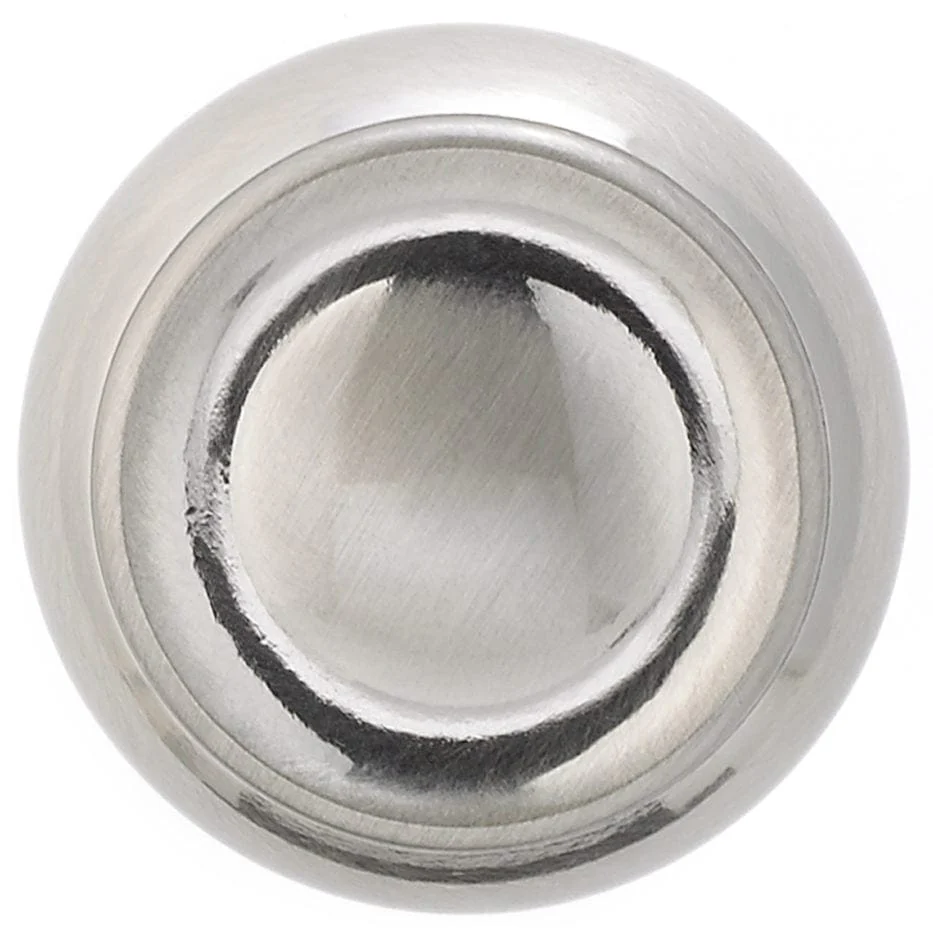 Traditional Knob, 1-3/16" D, Brushed Nickel - Image 2