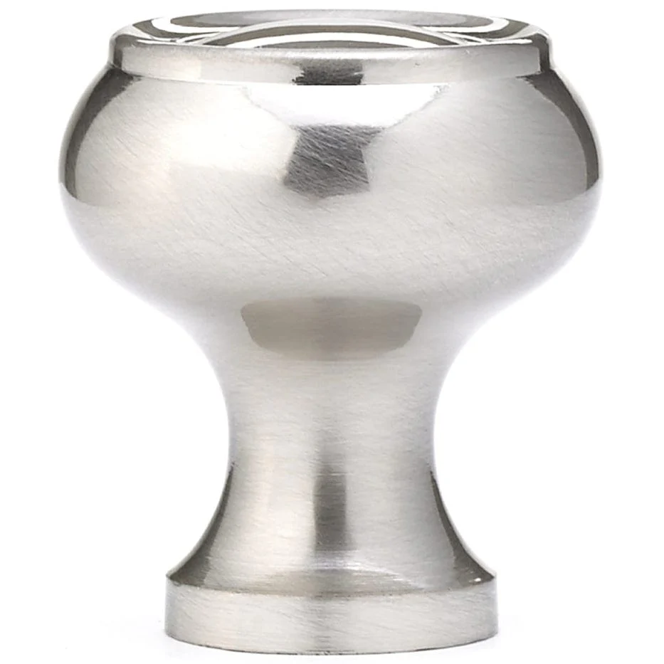 Traditional Knob, 1-3/16" D, Brushed Nickel - Image 3