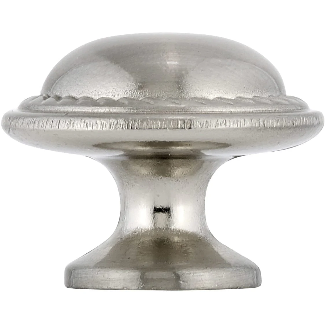 Traditional Knob, 1-3/16" D, Brushed Nickel - Image 3