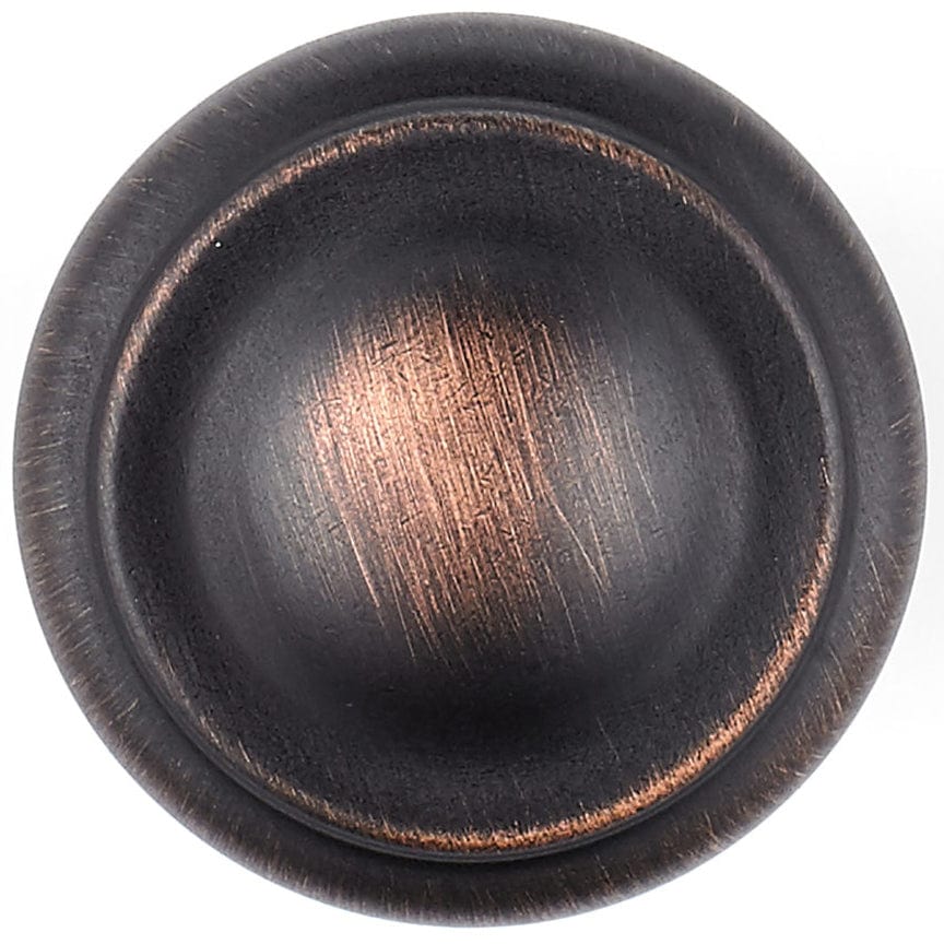 Traditional Knob, 1-3/16" D, Brushed Oil-Rubbed Bronze - Image 2
