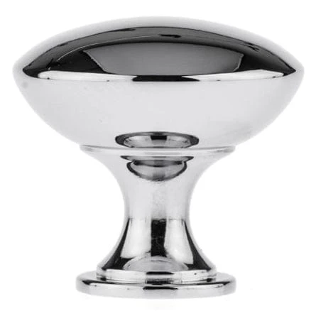 Traditional Knob, 1-3/16" D, Chrome - Image 3