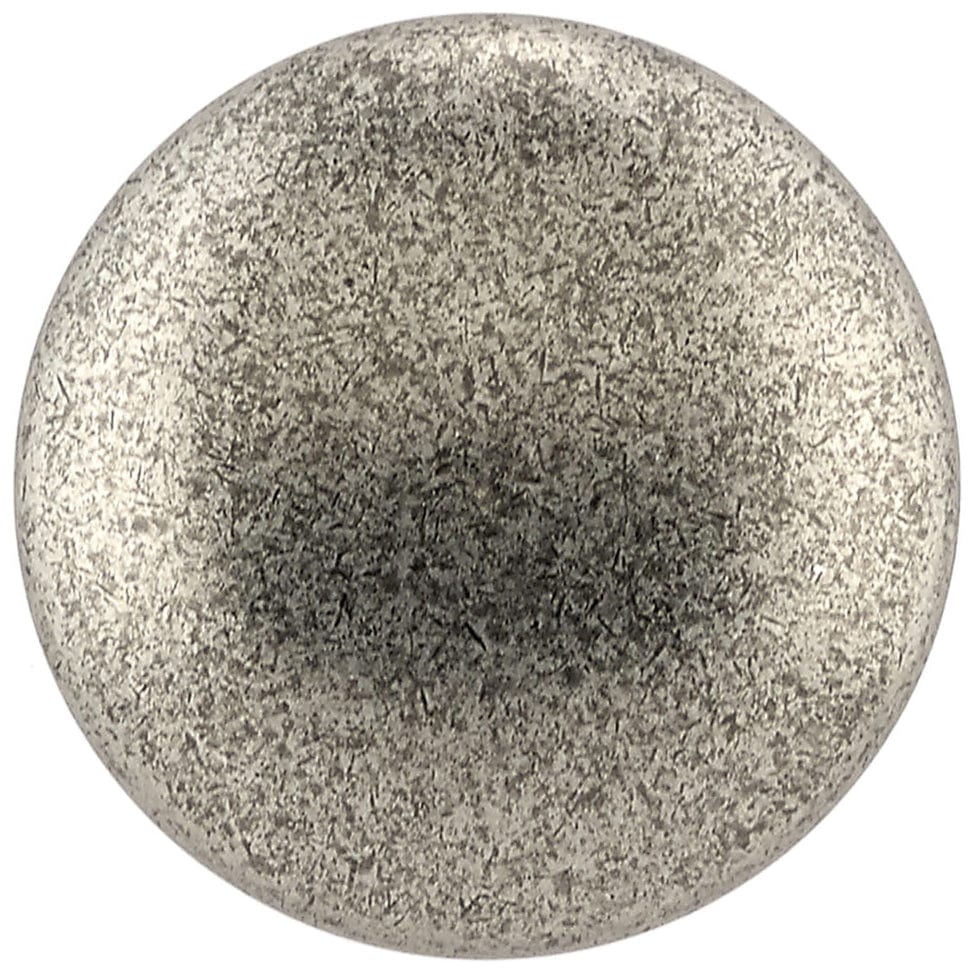 Traditional Knob, 1-3/16" D, Pewter - Image 2
