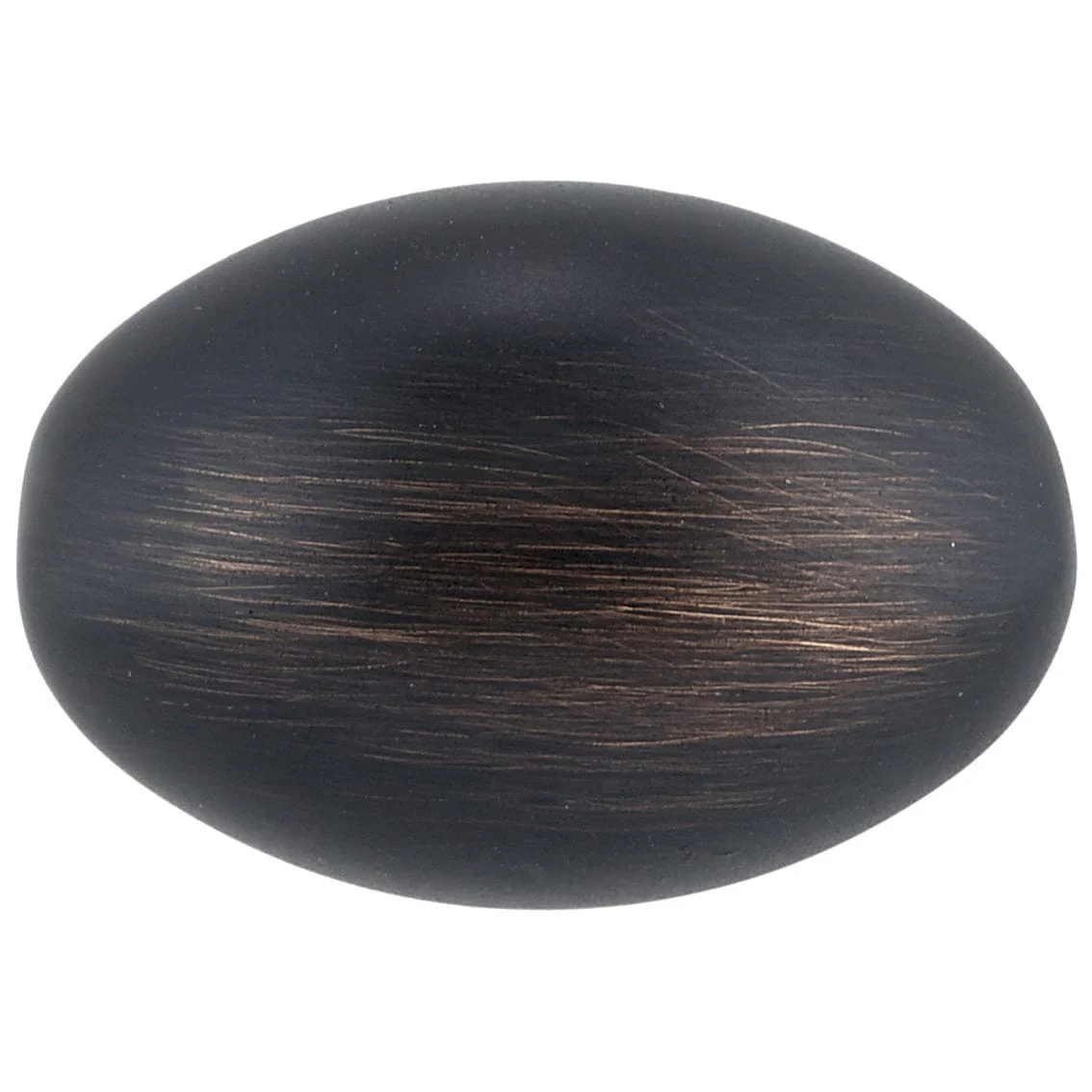 Traditional Knob, 1-3/16" x 25/32", Brushed Oil-Rubbed Bronze - Image 2