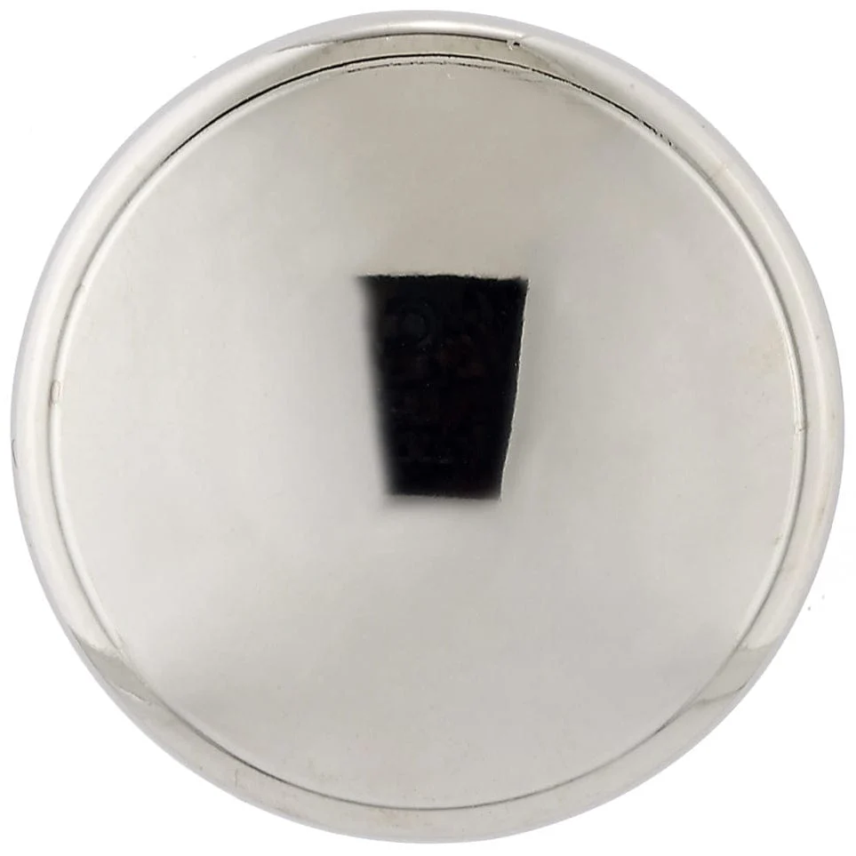Traditional Knob, 1-3/4" D, Polished Nickel - Image 2
