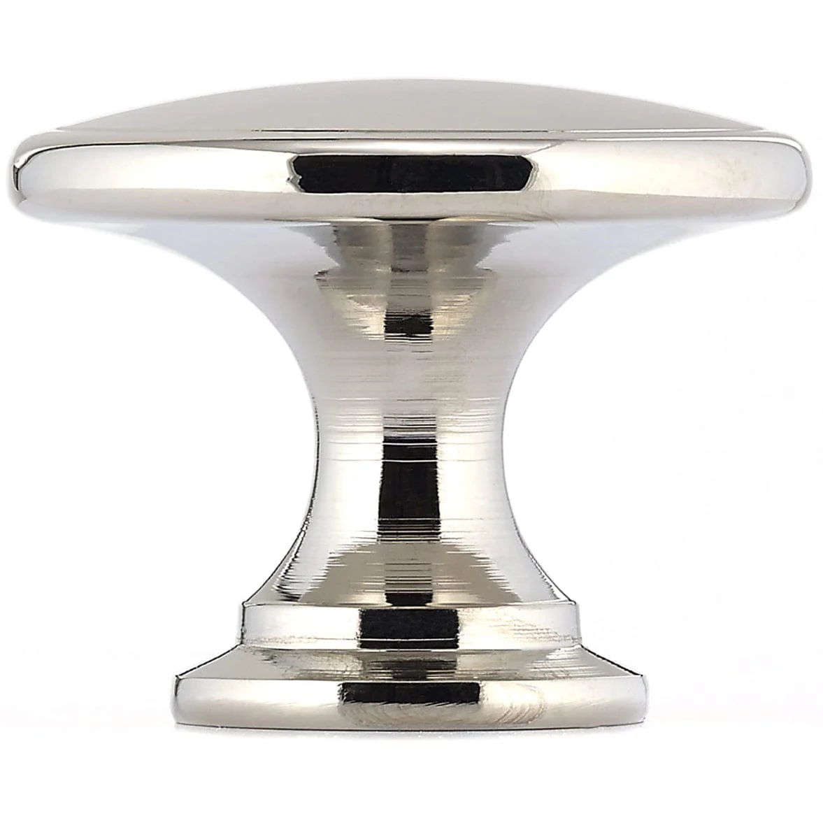Traditional Knob, 1-3/4" D, Polished Nickel - Image 3