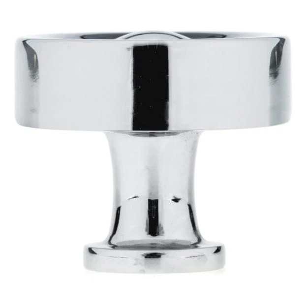 Traditional Knob, 1-3/8" D, Chrome - Image 3