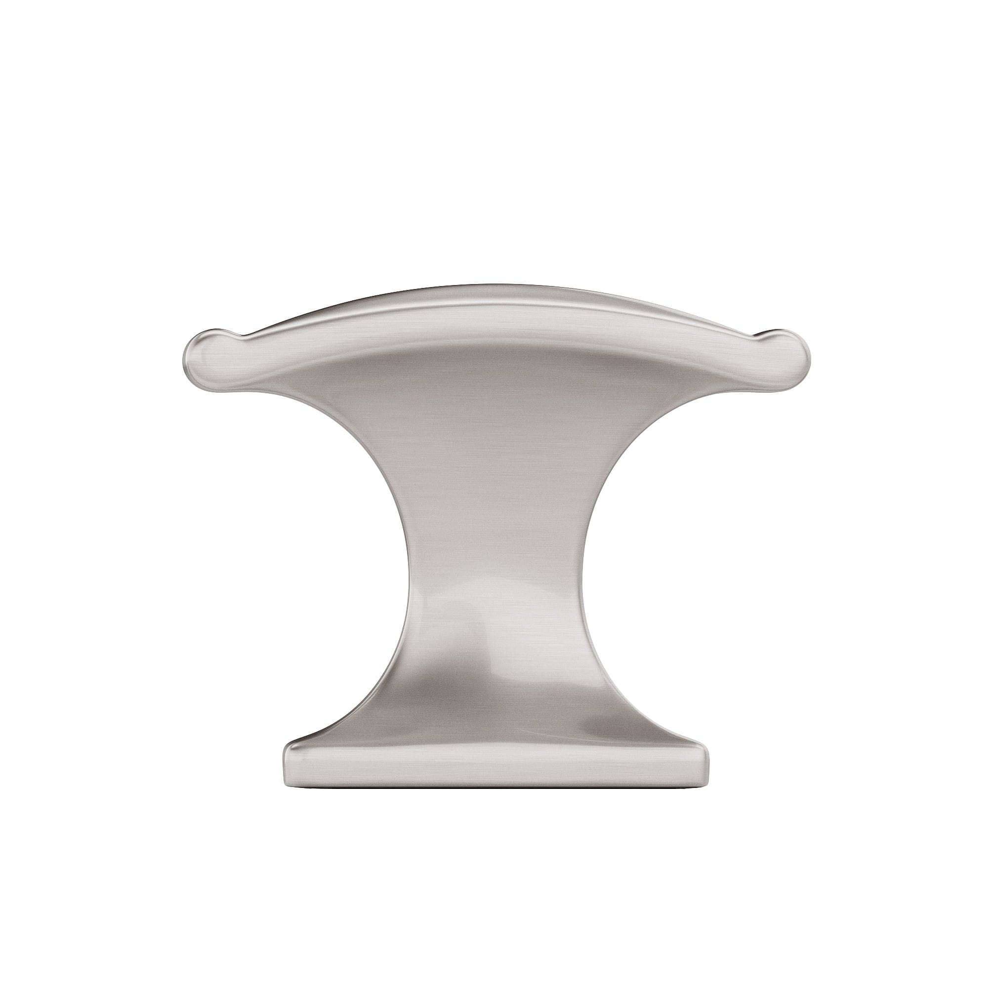Traditional Knob, 1-3/8" x 25/32", Brushed Nickel - Image 2