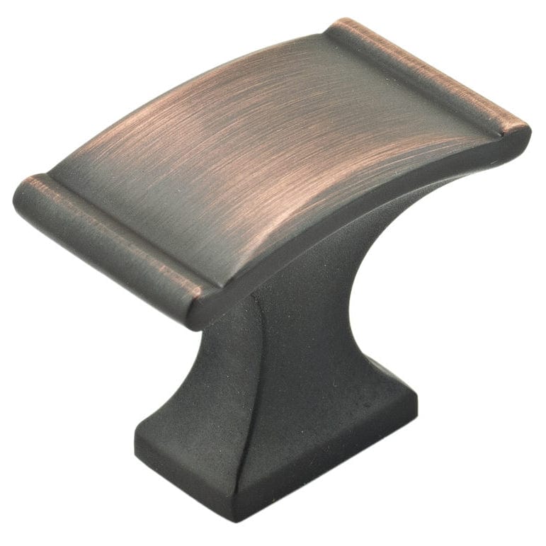 Traditional Knob, 1-3/8" x 25/32", Brushed Oil-Rubbed Bronze