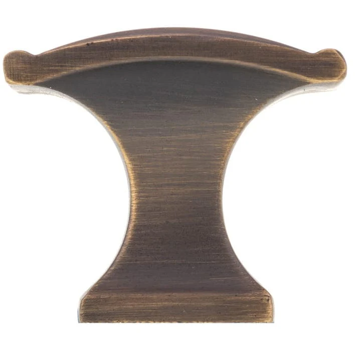 Traditional Knob, 1-3/8" x 25/32", Chocolate Bronze - Image 3