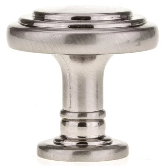 Traditional Knob, 1-5/16" D, Brushed Nickel - Image 3