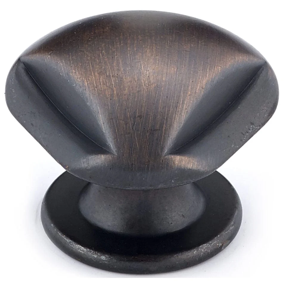 Traditional Knob, 1-5/16" D, Brushed Oil-Rubbed Bronze