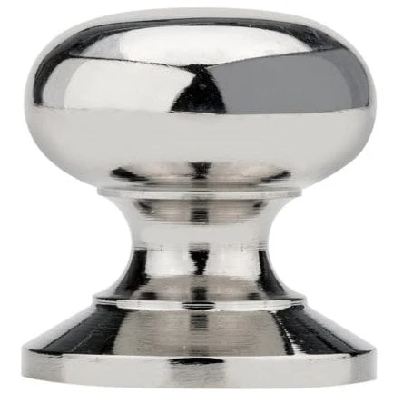 Traditional Knob, 1-7/32" D, Polished Nickel - Image 3