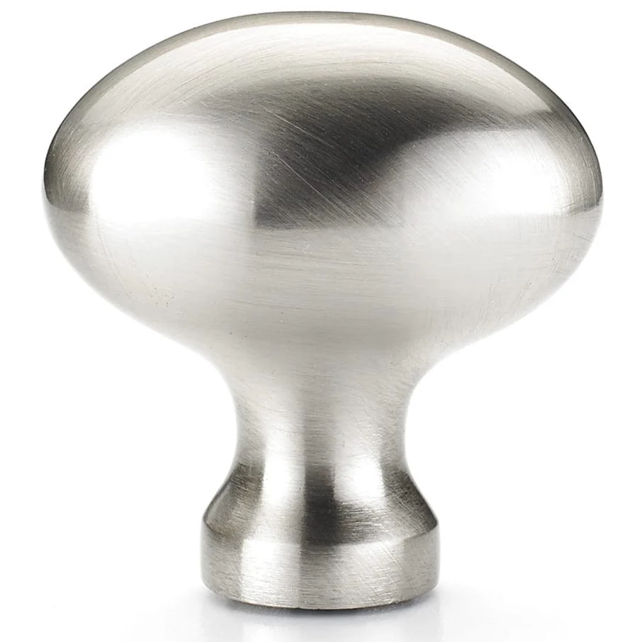 Traditional Knob, 1-9/16" x 7/8", Brushed Nickel - Image 3