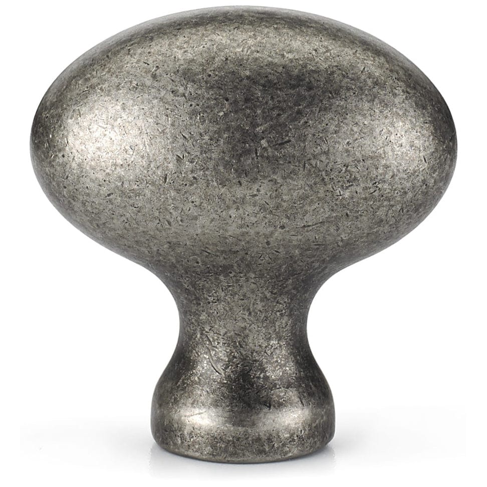 Traditional Knob, 1-9/16" x 7/8", Pewter - Image 3