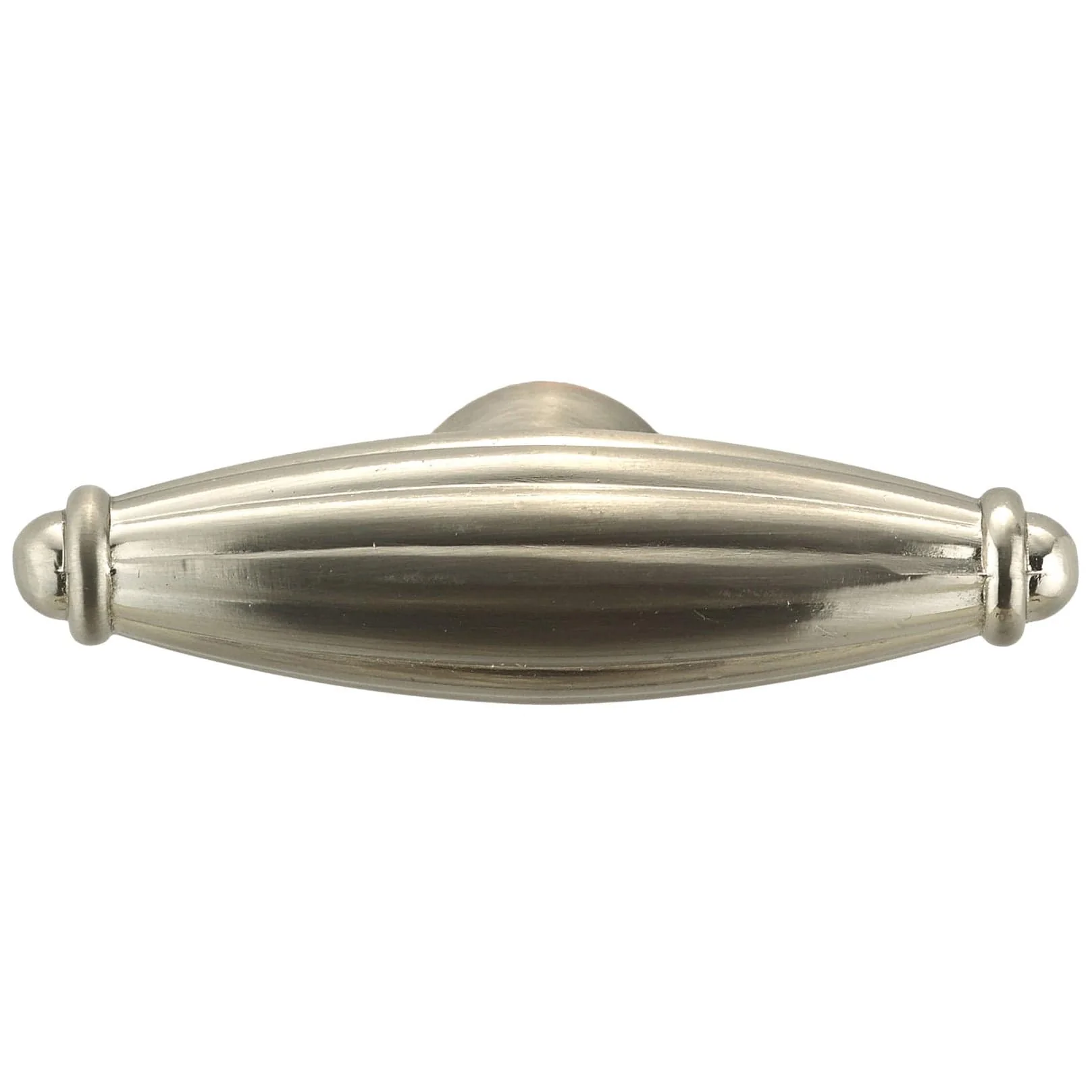 Traditional Knob, 2-9/16" x 25/32", Brushed Nickel - Image 2