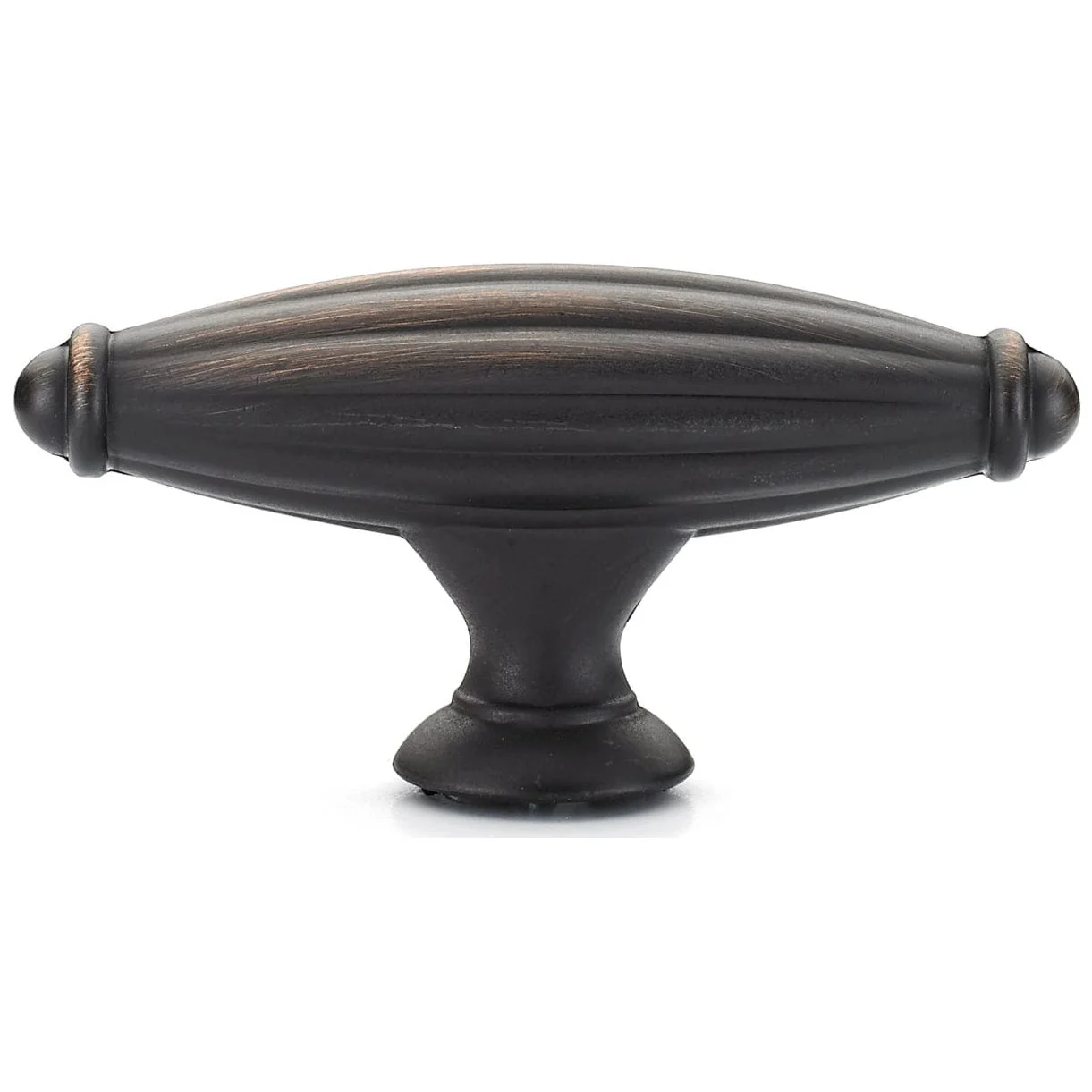 Traditional Knob, 2-9/16" x 25/32", Brushed Oil-Rubbed Bronze - Image 3