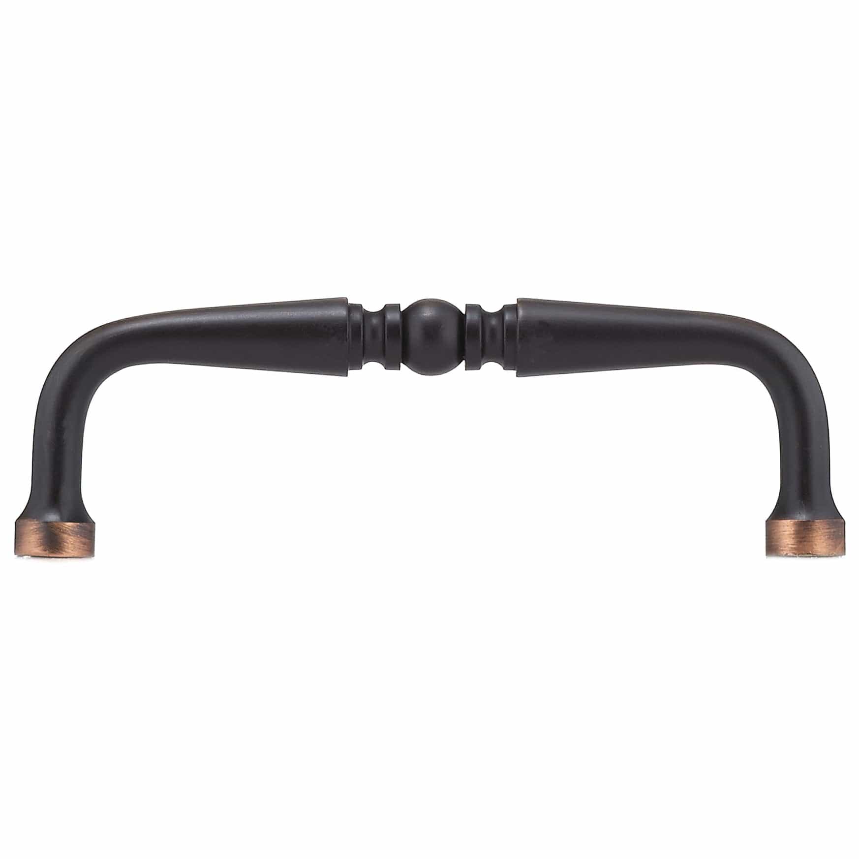 Traditional Pull, 3-1/2" Center-to-Center, Brushed Oil-Rubbed Bronze - Image 3