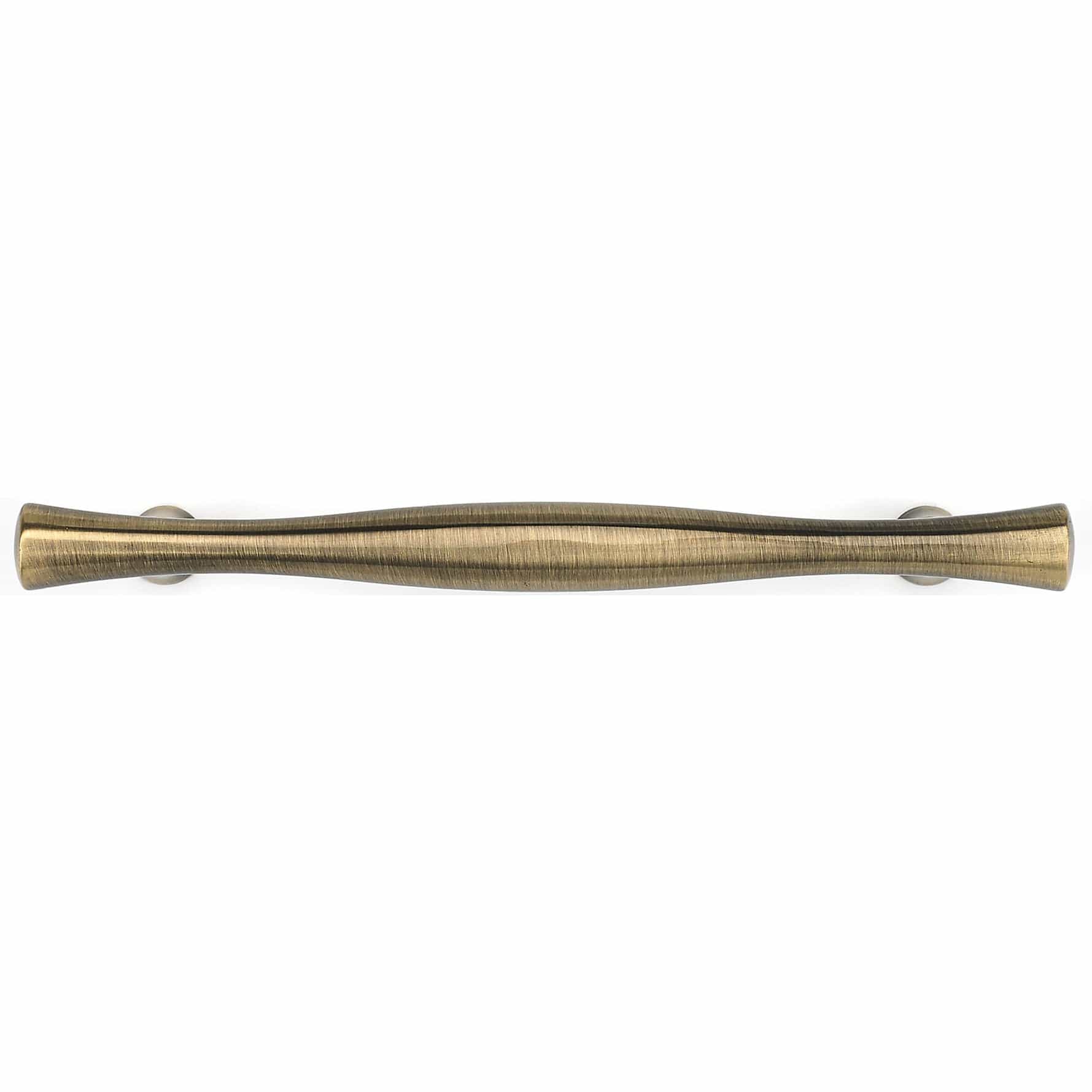 Traditional Pull with Flared Ends - 3-3/4" Center-to-Center - 5-1/8" OL - Antique English - Image 2