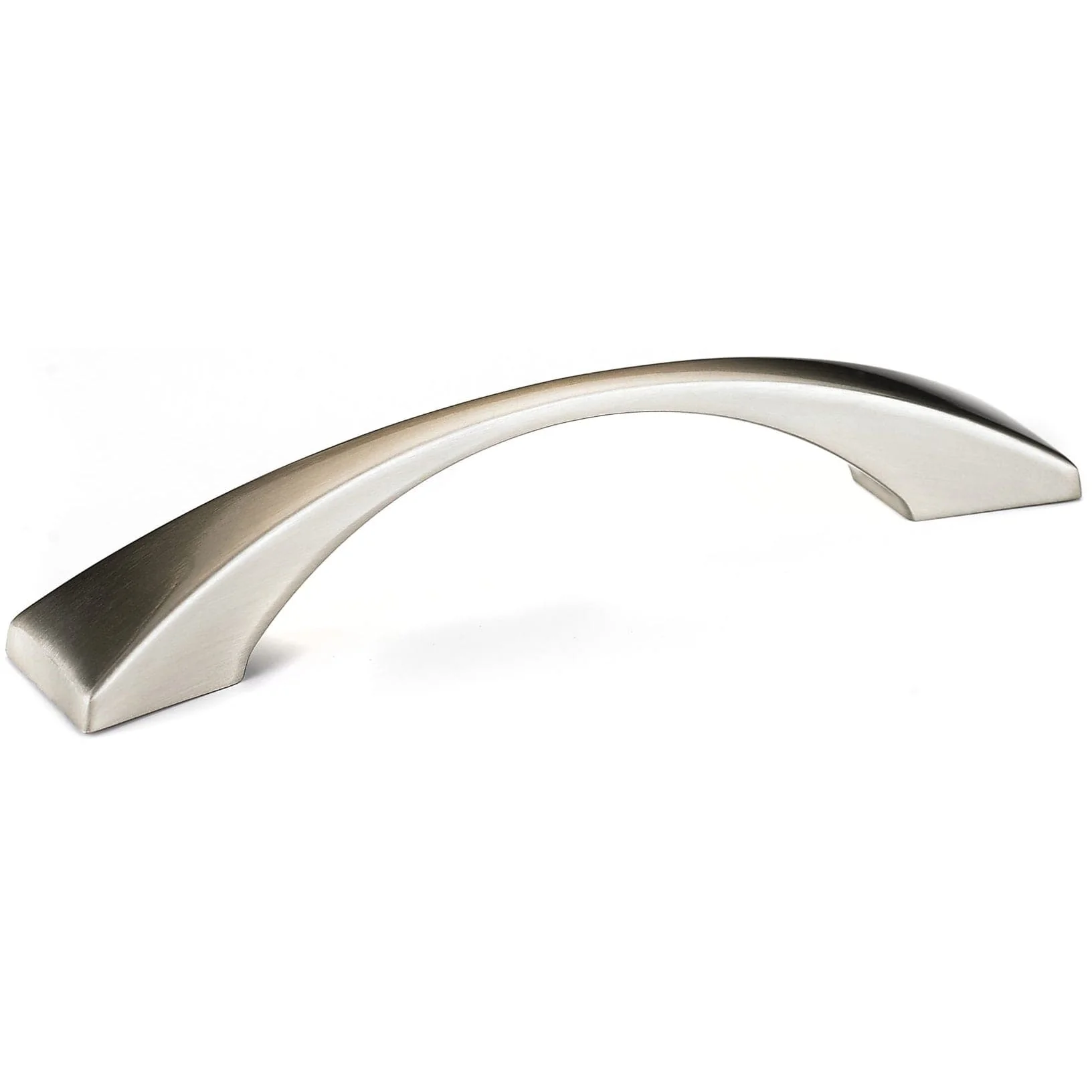 Traditional Pull, 3-3/4" Center-to-Center, Brushed Nickel