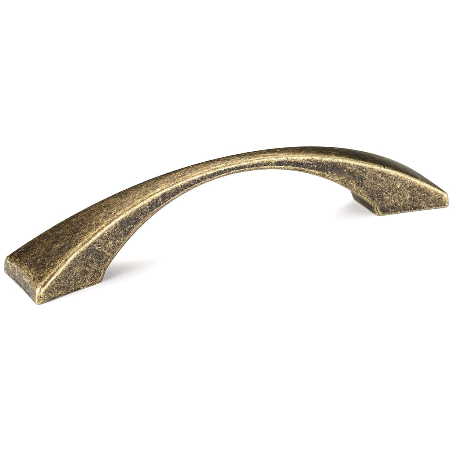 Traditional Pull, 3-3/4" Center-to-Center, Burnished Brass